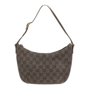 Gucci GG Black Denim Shoulder Bag